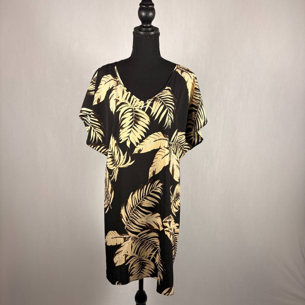Emery Rose | Palm Print Dress | 1XL | NWOT